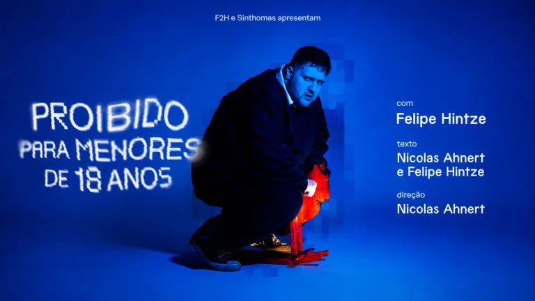Banner do espetáculo Proibido para Menores de 18 Anos